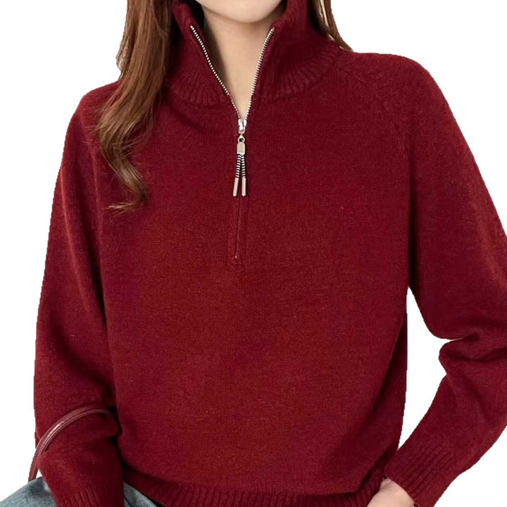 Damer Cozy Sweater med Høj Krave Stilla