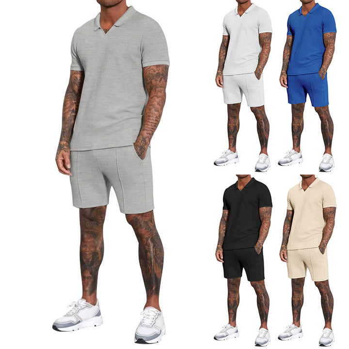 Herrer Sporty Polo skjorte med struktureret tekstur Stilla