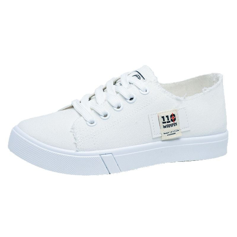 Femme Casual Canvas Sneakers med distressed detalje Stilla