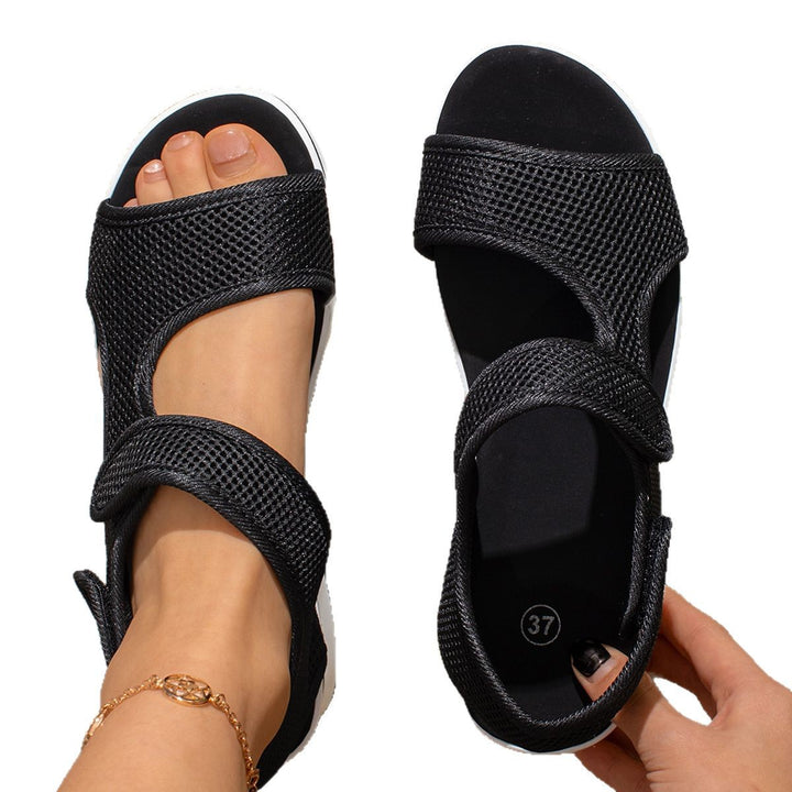 Dame Sporty Sandaler med justerbar velcro og åndbar overflade teknologi Stilla