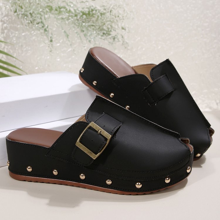 Dame mode Slip-On sko med elegante dekorationer Stilla