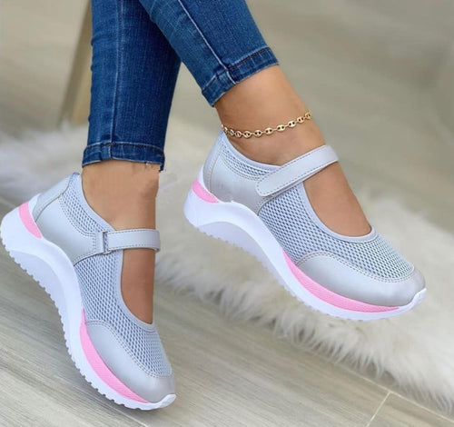 Damer Sporty Slip-On Sneakers med ergonomisk pasform og åndbart overmateriale Stilla