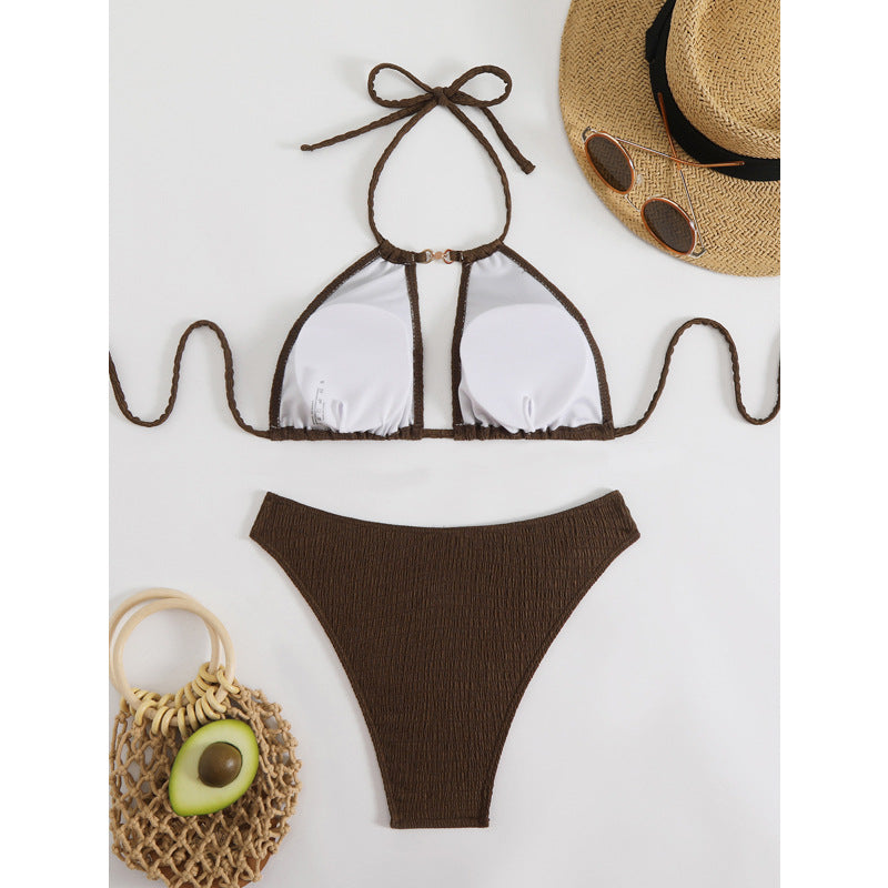 Dame Rib-Bikini-Sæt Stilla