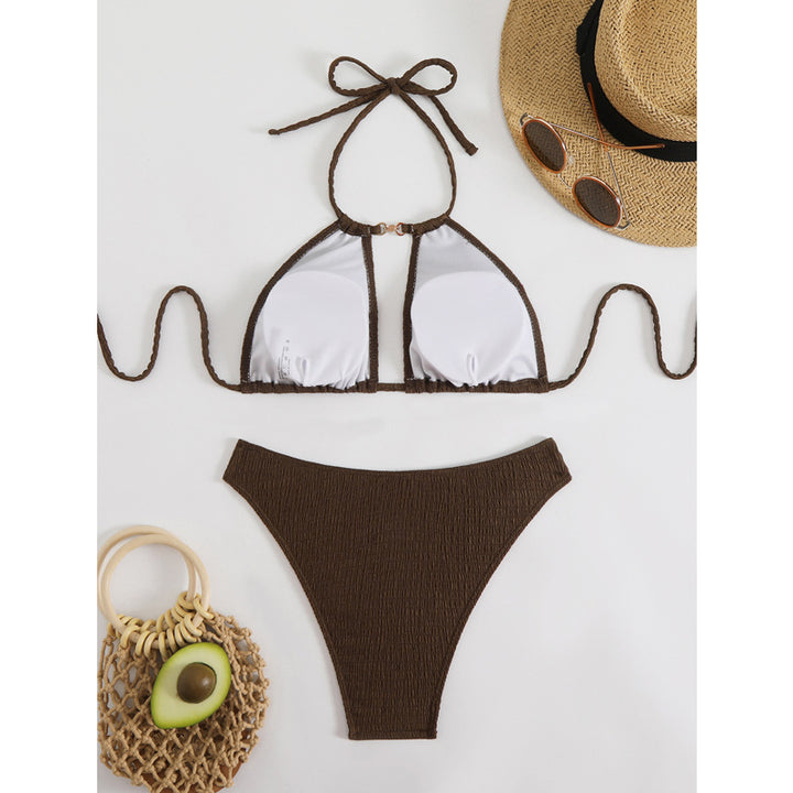 Dame Rib-Bikini-Sæt Stilla