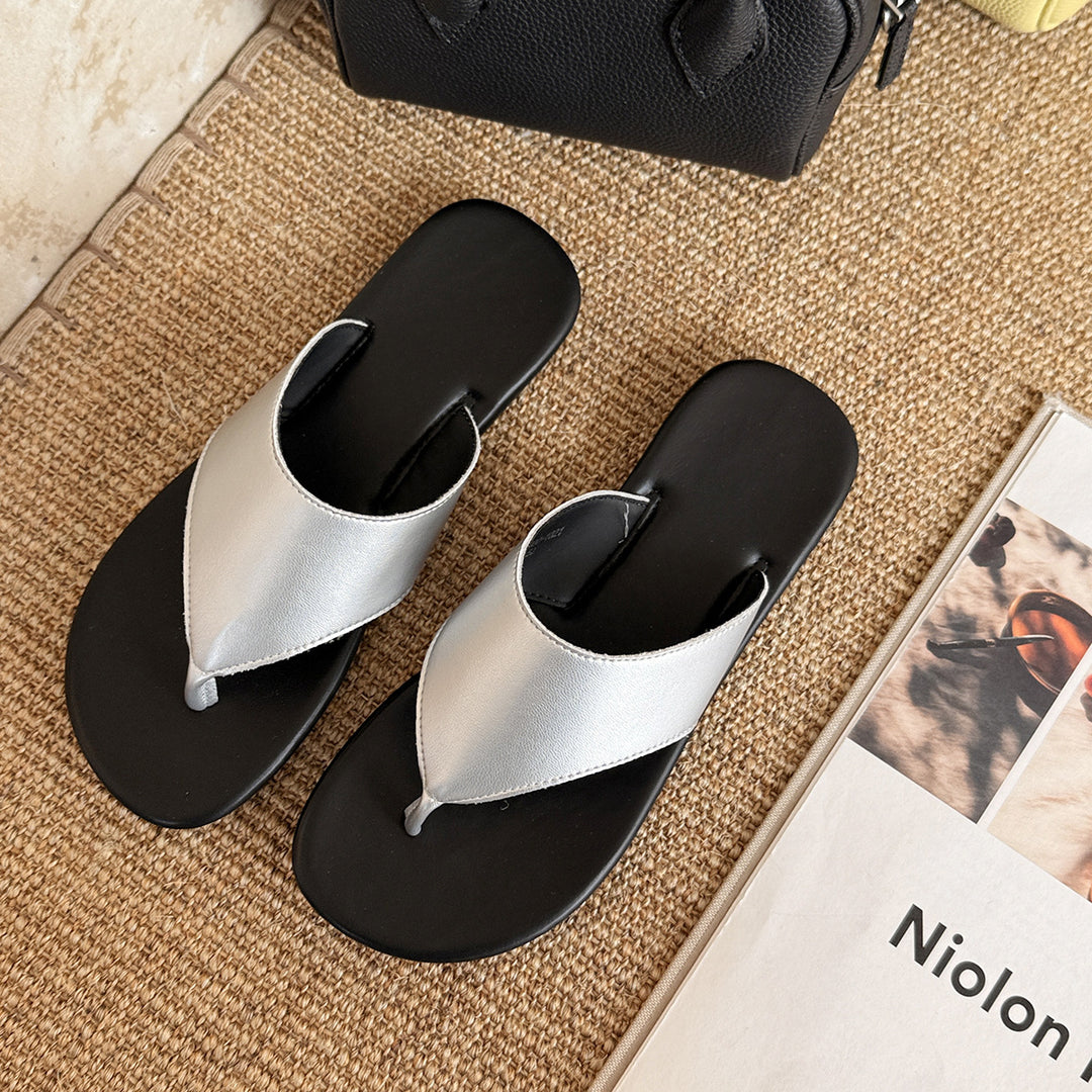 Femme Stilfulde Tåsplit Sandaler Stilla