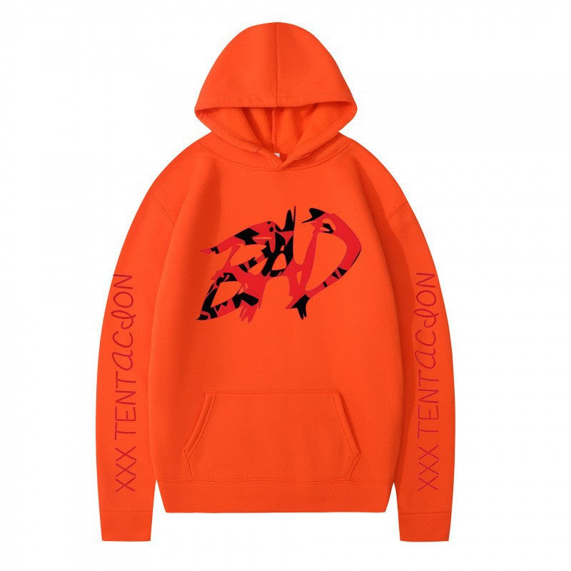 Kvinder hoodie med iøjnefaldende grafisk tryk og afslappet pasform Skovae