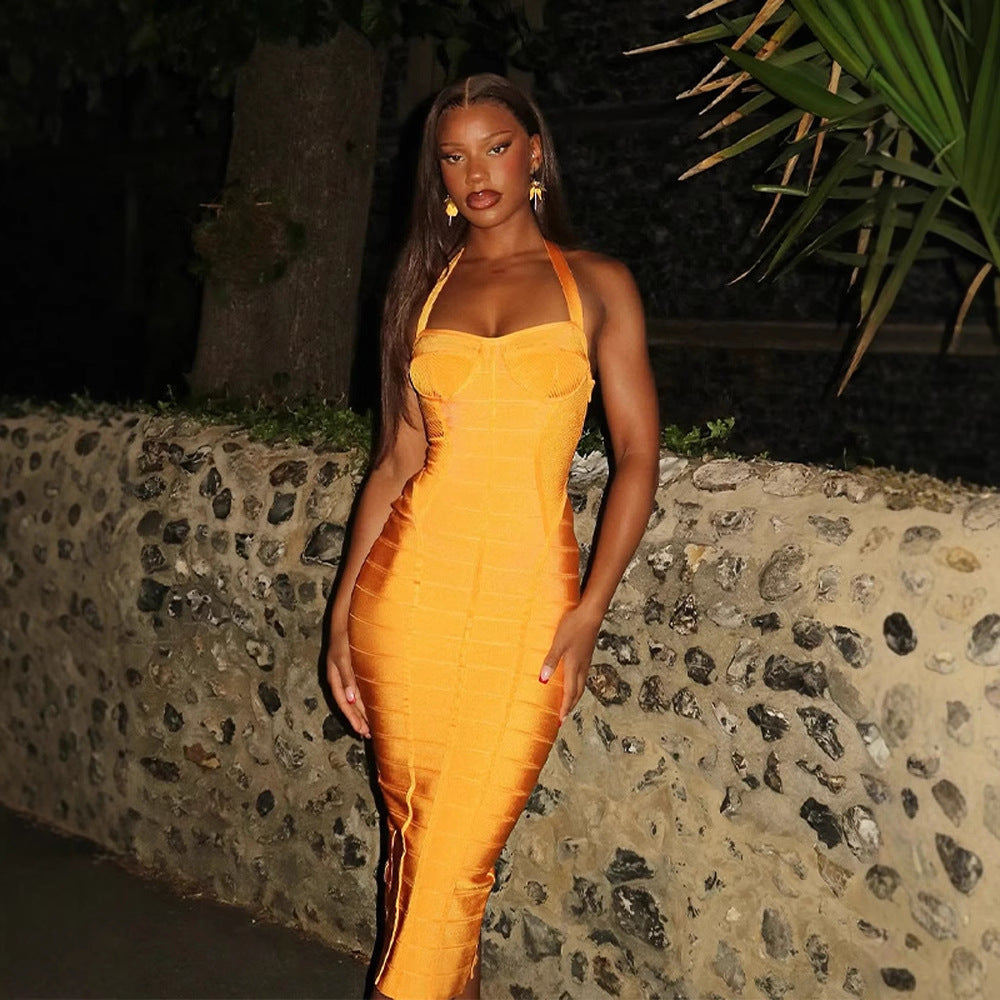 Dame off-shoulder wrap kjole med elegant silhuet Stilla