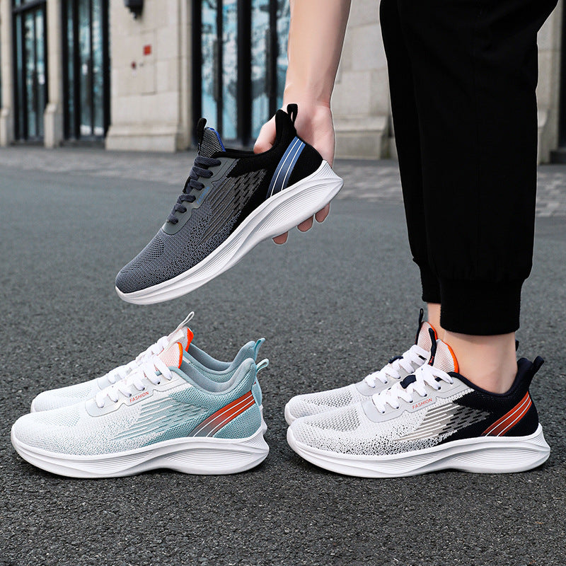 Herrer Åndbare Sport Sneakers med dynamisk Dæmpningsteknologi og skridsikker Ydersål Stilla