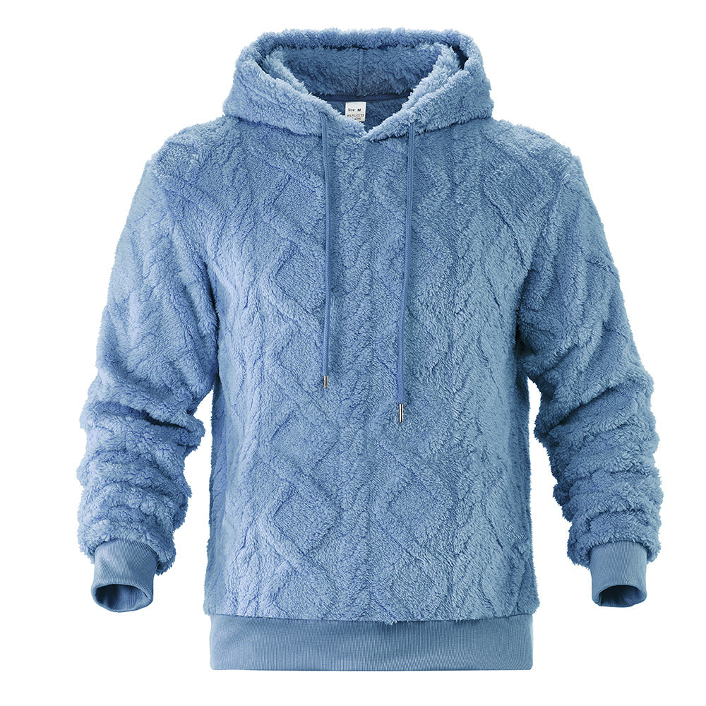 Dame Casual Hoodie i blødt fleece med struktureret design Stilla