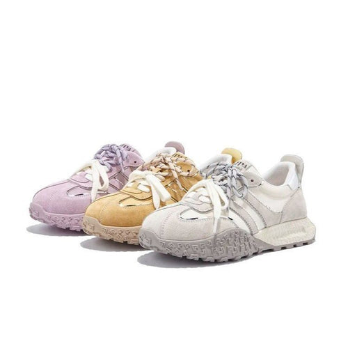 Dame Sneakers lavet af højkvalitets ruskind med åndbar mesh-overflade og innovativ dæmpningsteknologi Stilla