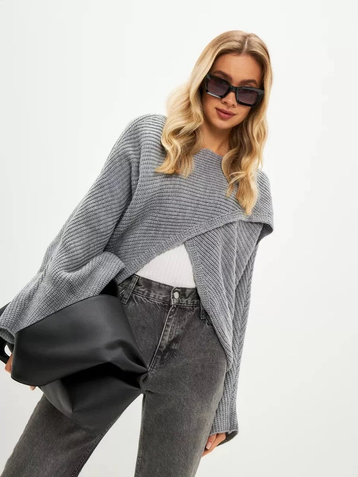 Femme Chunky Cropped Strikpullover Stilla