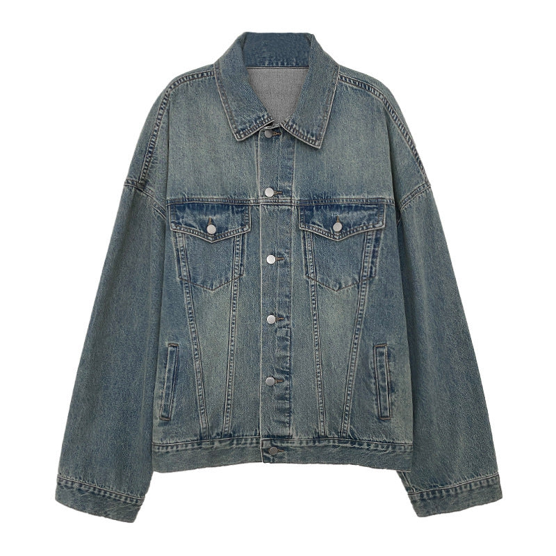 Dame oversized Jeansjakke Stilla