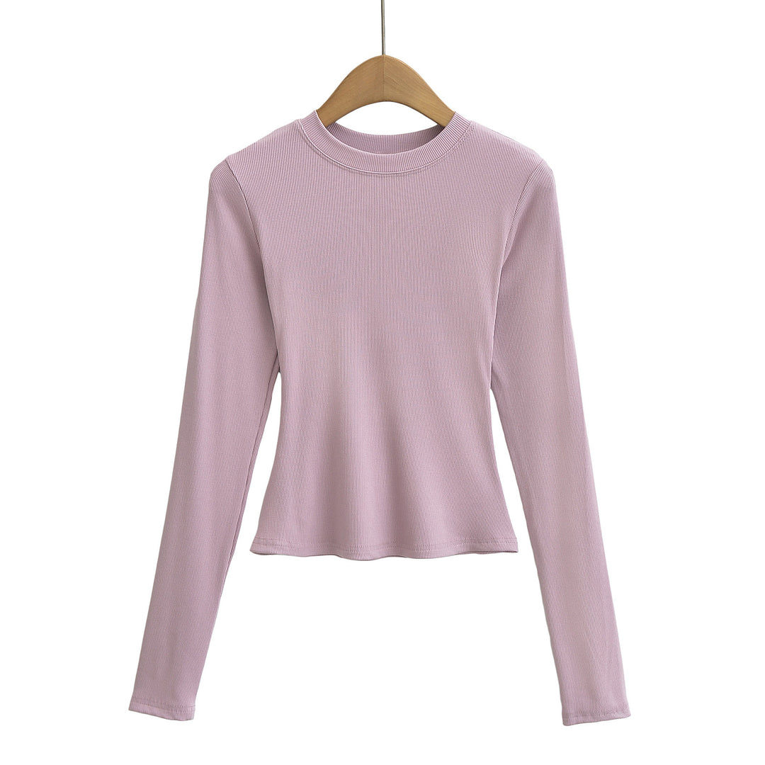 Dame Langærmet T-shirt med moderne snit og højkvalitetsmateriale Stilla