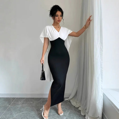Dame Elegant og figursyet aftenkjole Stilla