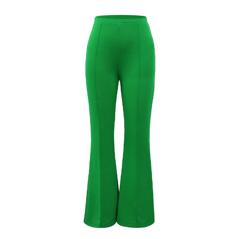 Dame Elegant og farverig Langærmet Bluse med mellemhøj Krave Stilla
