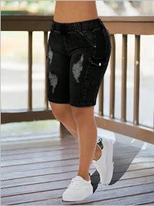 Dame Cargo-shorts med afslappet snit og praktiske sidelommer Stilla