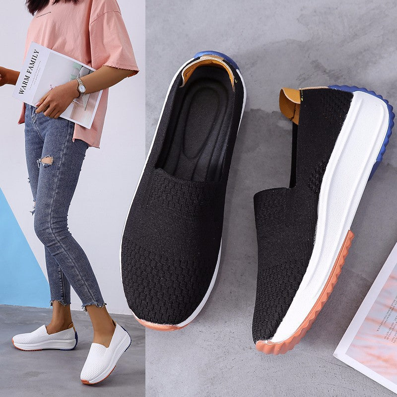 Dame Komfortable Slip-On Fritidssko med åndbart Overmateriale Stilla
