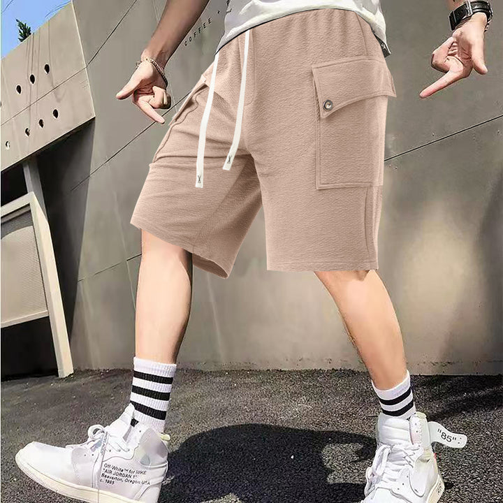 Herrer cargo-shorts med praktiske sidelommer og justerbar talje Stilla