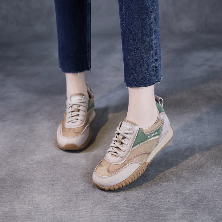 Dame Fritid Syntetiske Snørresneakers med let design Stilla