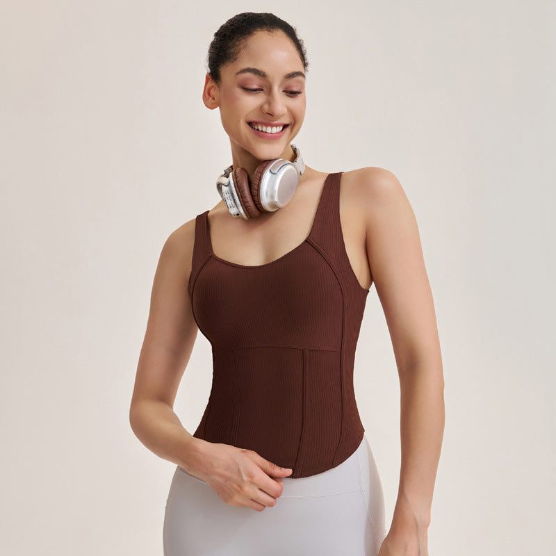 Dame sports tanktop med formende effekt og åndbar struktur Stilla