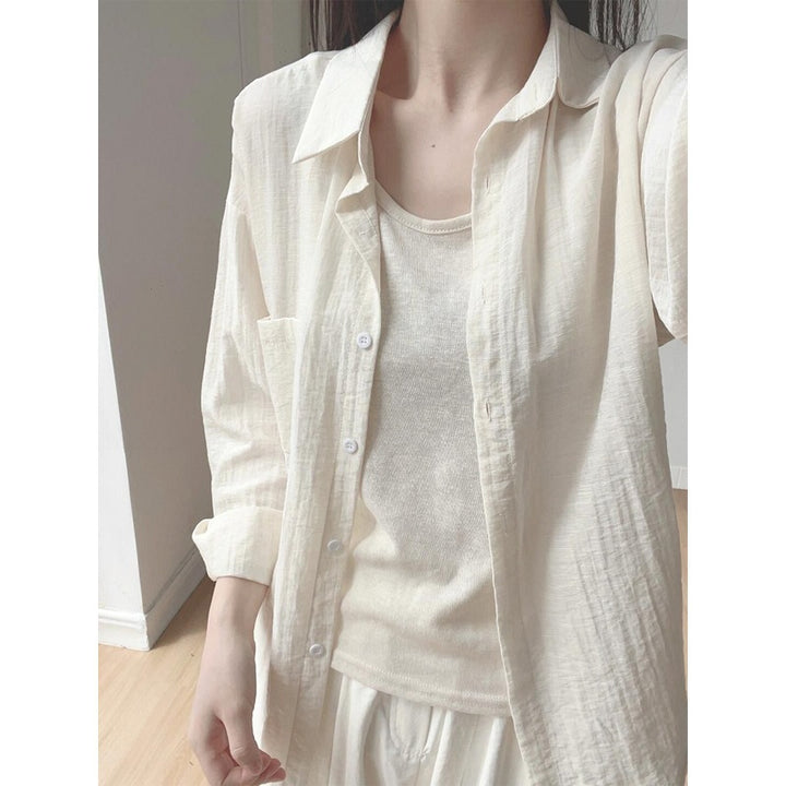 Femme Let Lag Knapshirt Stilla