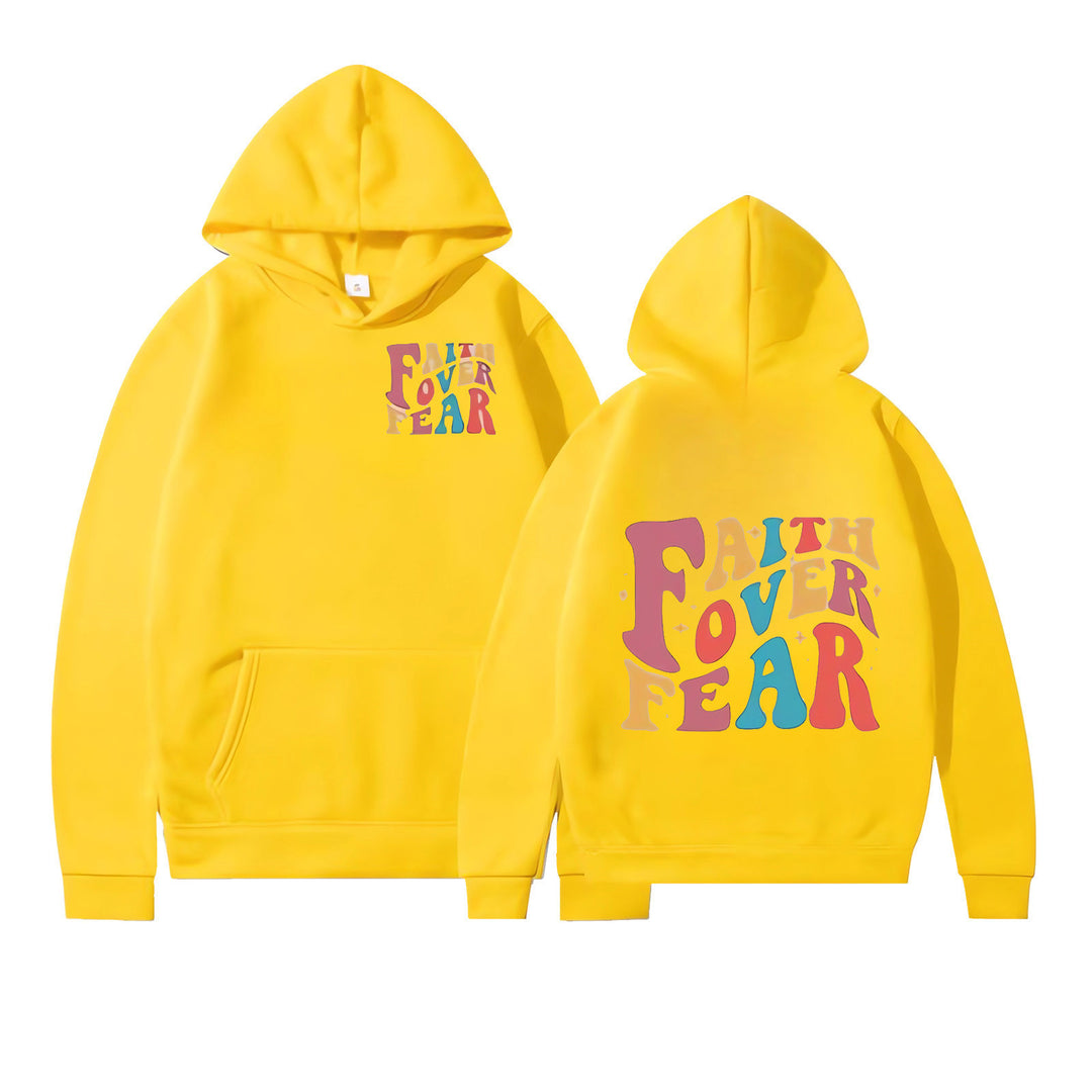 Dame hoodie med unikt grafisk display Skovae