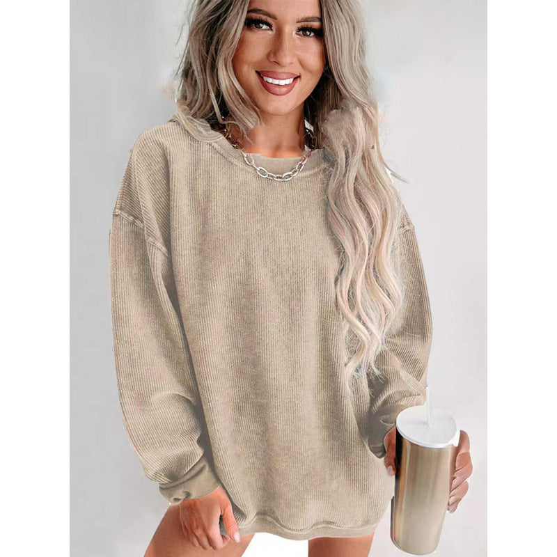 Femme Cozy Oversized Ribbet Sweatshirt Stilla