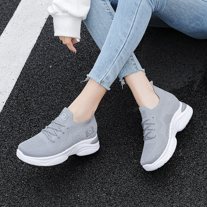 Femme Stilfulde Strik-Løbesneakers Stilla