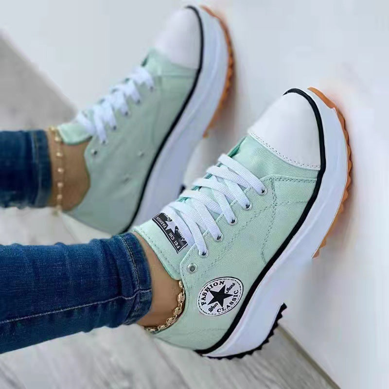 Dame sneakers med lysende såler og moderigtigt design Stilla
