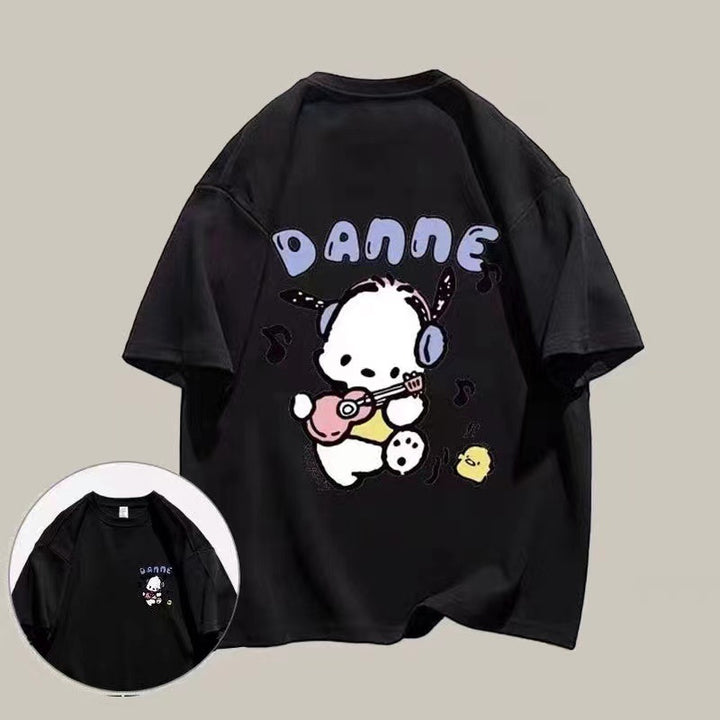 Dame T-Shirt med kreativt dyredesign og afslappet pasform Stilla