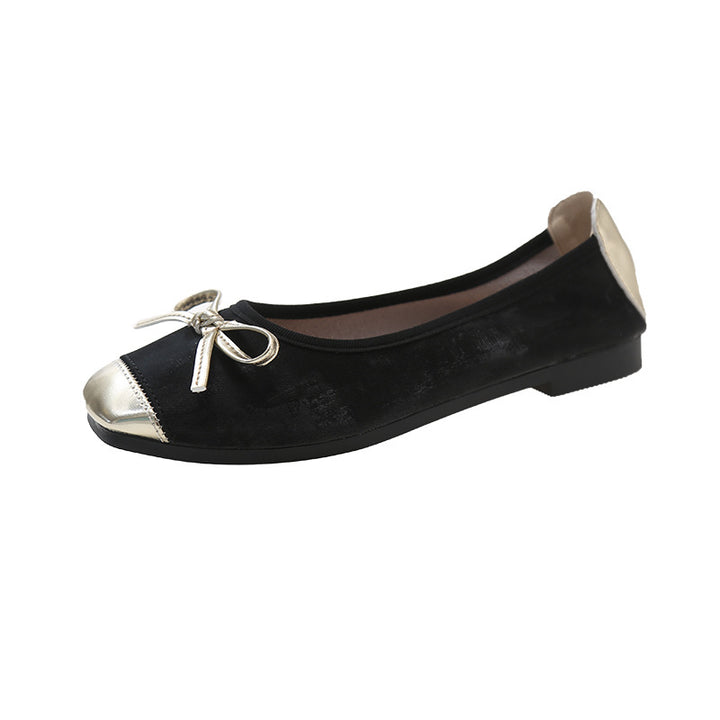 Damer Elegante Bows-detalje Ballerinas Stilla