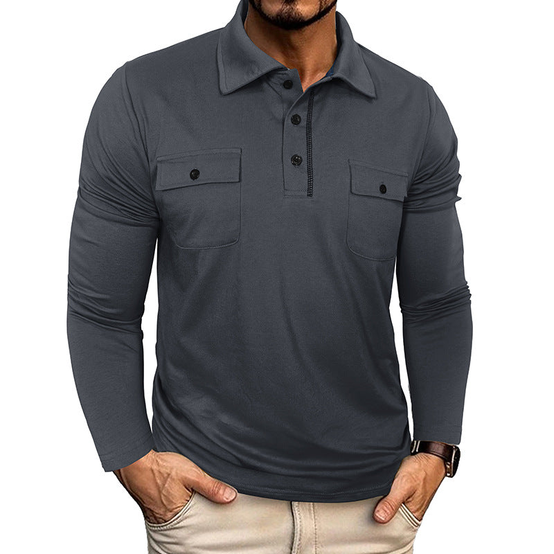Herrer Langærmet polo shirt Stilla