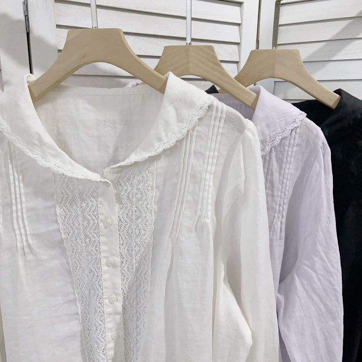 Dame Elegant Ruffle Krave Bluse Stilla