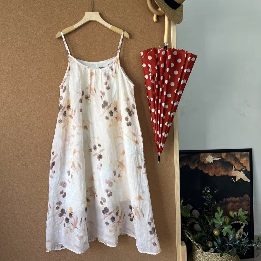 Femme Patchwork Maxi Kjole Stilla