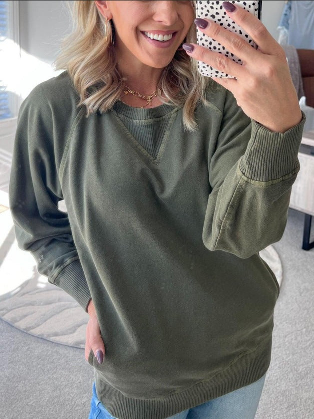 Kvinders komfortable oversized sweatshirt med afslappet design Stilla