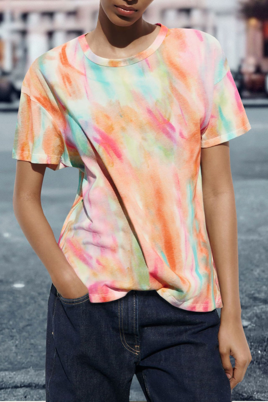Dame Kunstnerisk designet T-Shirt Stilla
