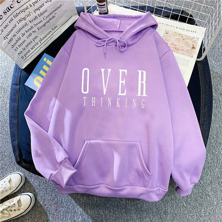 Dame hoodie med kreativt printdesign Skovae