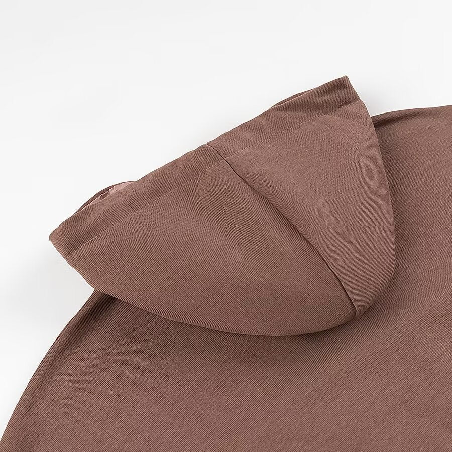 Femme Cropped Zip-Up Hoodie Sweatshirt Stilla