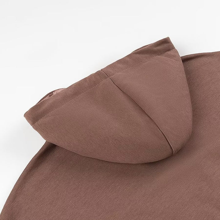 Femme Cropped Zip-Up Hoodie Sweatshirt Stilla