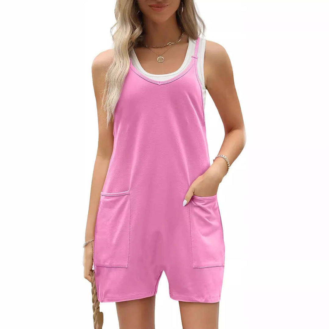 Dame Kort Overall Stilla
