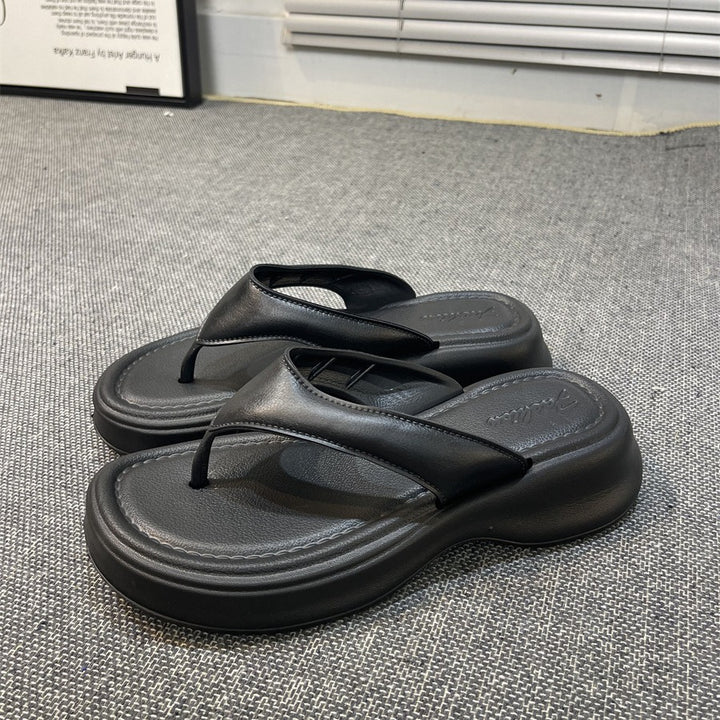 Damer elegante tætsiddende sandaler med komfortabelt fodseng og moderne metal-design Stilla