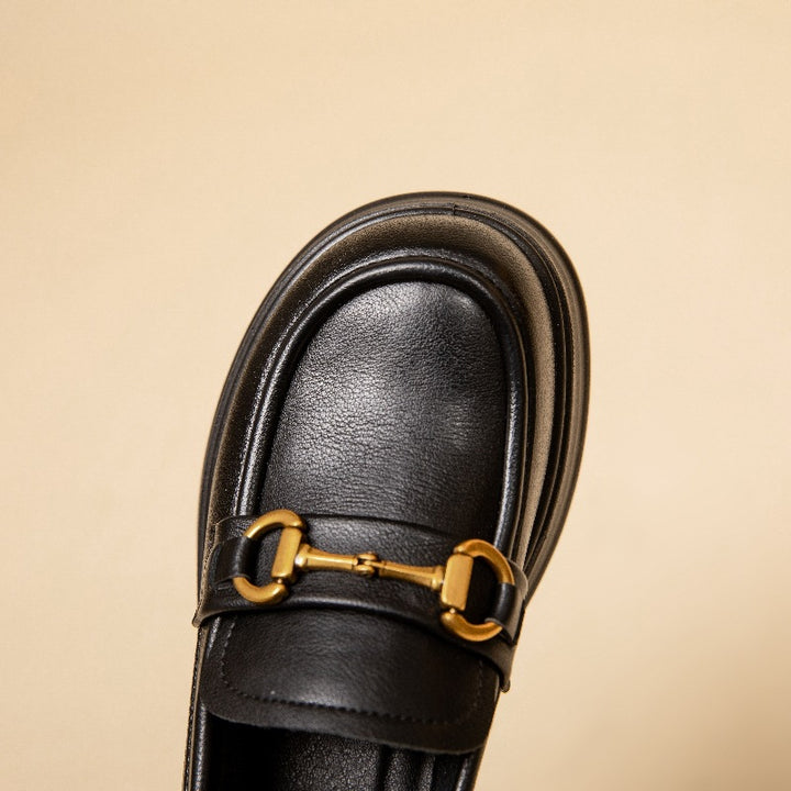 Femme Chic Kæde Detalje Slipper Stilla
