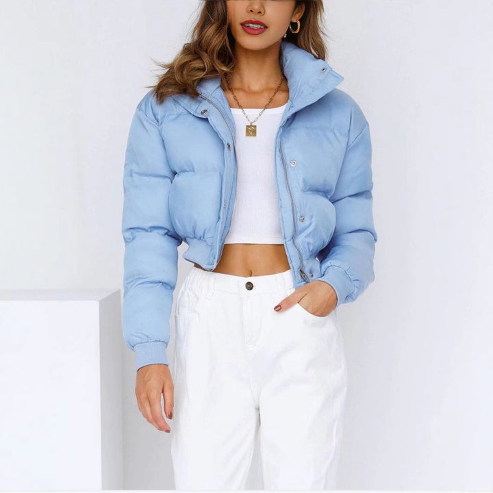 Femme Cropped Puffer Jakke Stilla