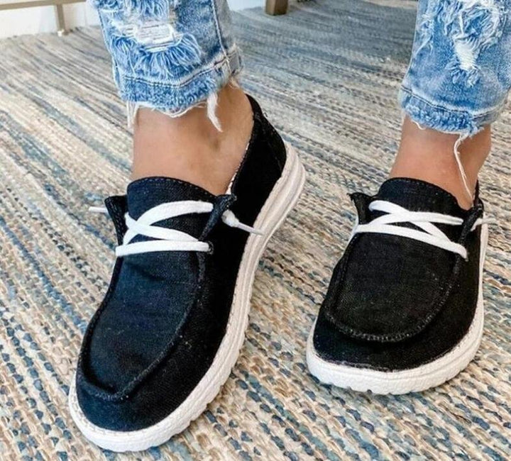 Dame Komfortable Slip-On Fritidssko med åndbar overflade Stilla