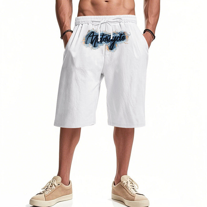 Herrer Behagelige fritids-badeshorts med justerbar talje og praktiske sidelommer Stilla