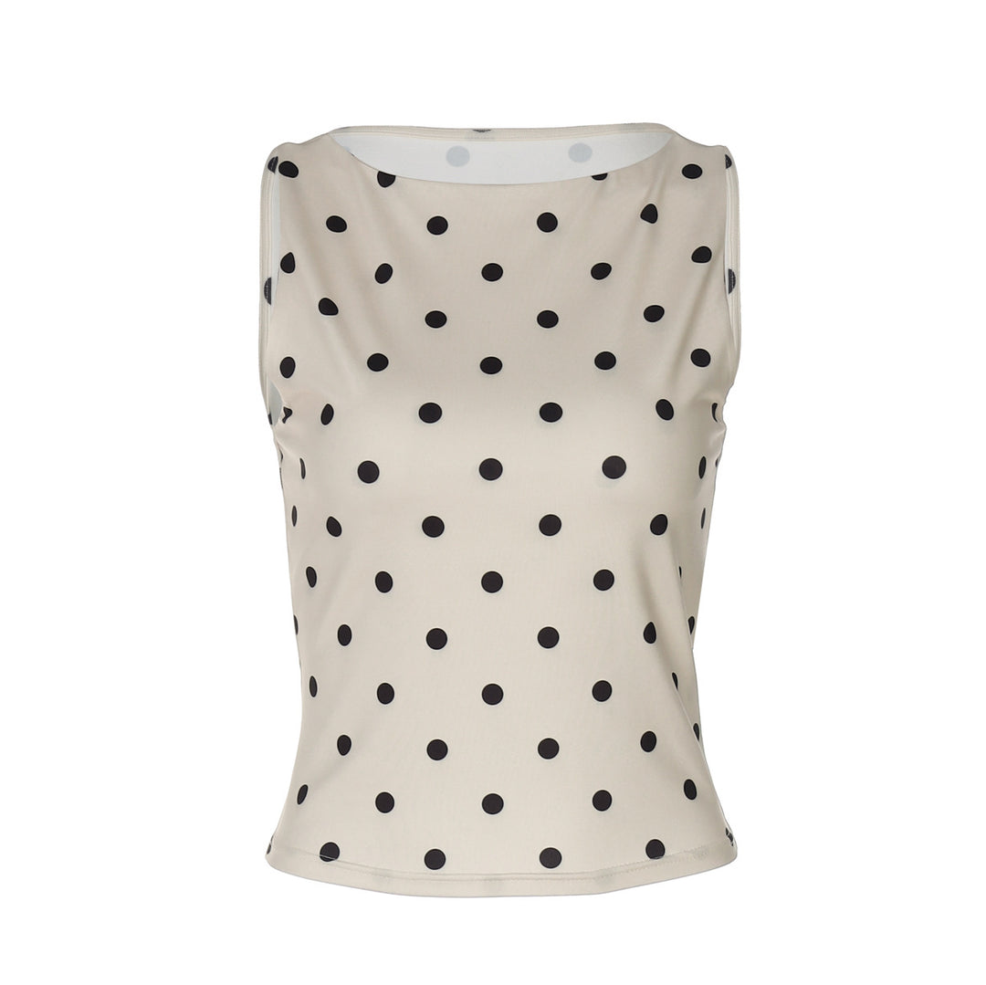 Dame Polka-Dots Tanktop Skovae