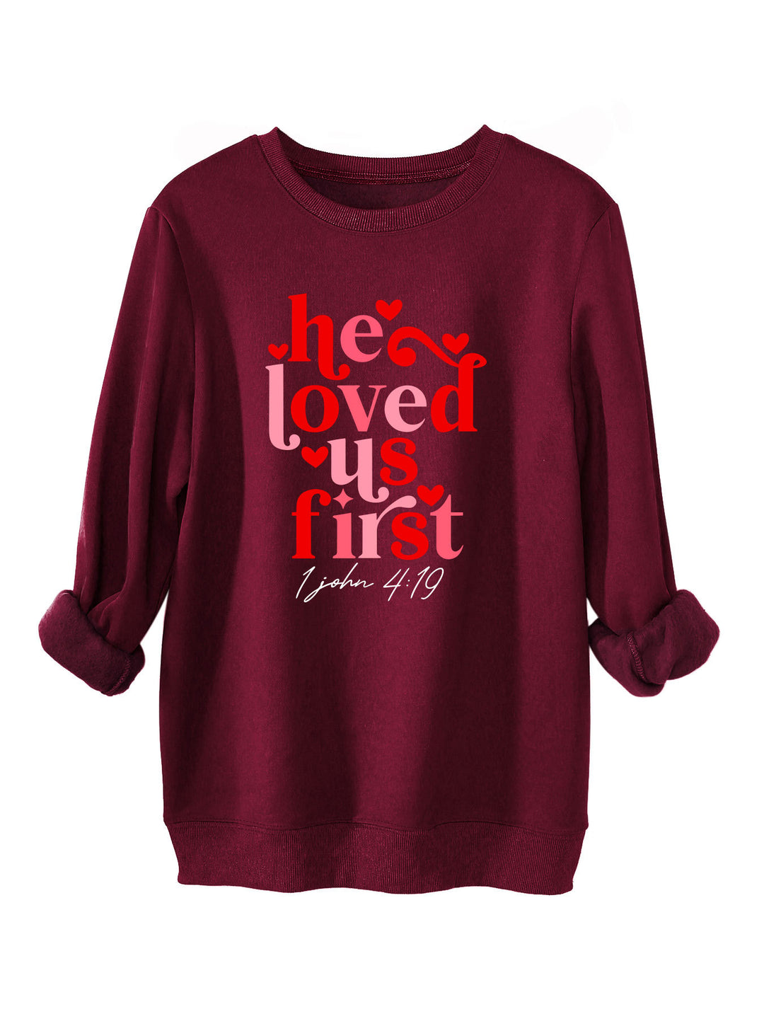 Dame sweatshirt med venligt slogan og afslappet pasform Stilla
