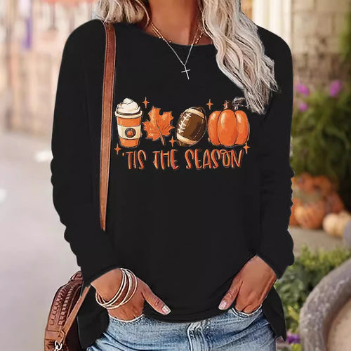 Dame Løs Langærmet T-shirt med elegant snit og komfortabelt stof Stilla