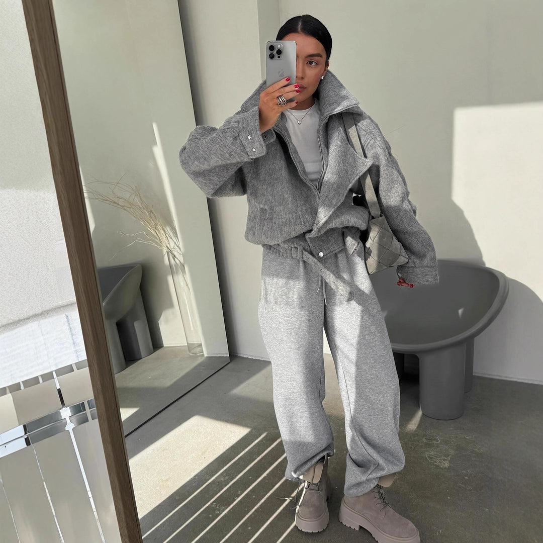 Damer fashionable og varm wrap jakke Stilla