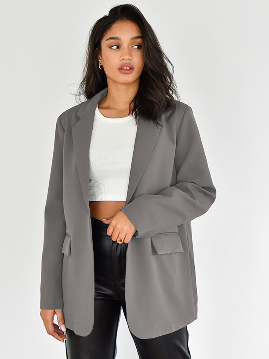 Dame Oversized Blazer med moderne snit og elegante detaljer Stilla